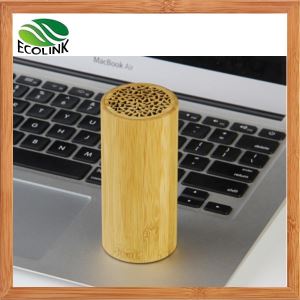 Eco-vriendelijke draagbare oplaadbare bamboe hout Wireless Bluetooth geluid vak luidsprekerversterker