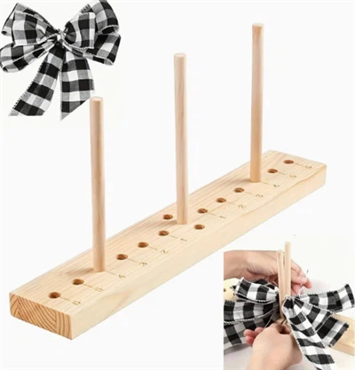 Wood Diy Hand Bow Lint Making Tool