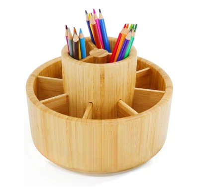 Bamboe Office Desktop Potloodhouder Organizer